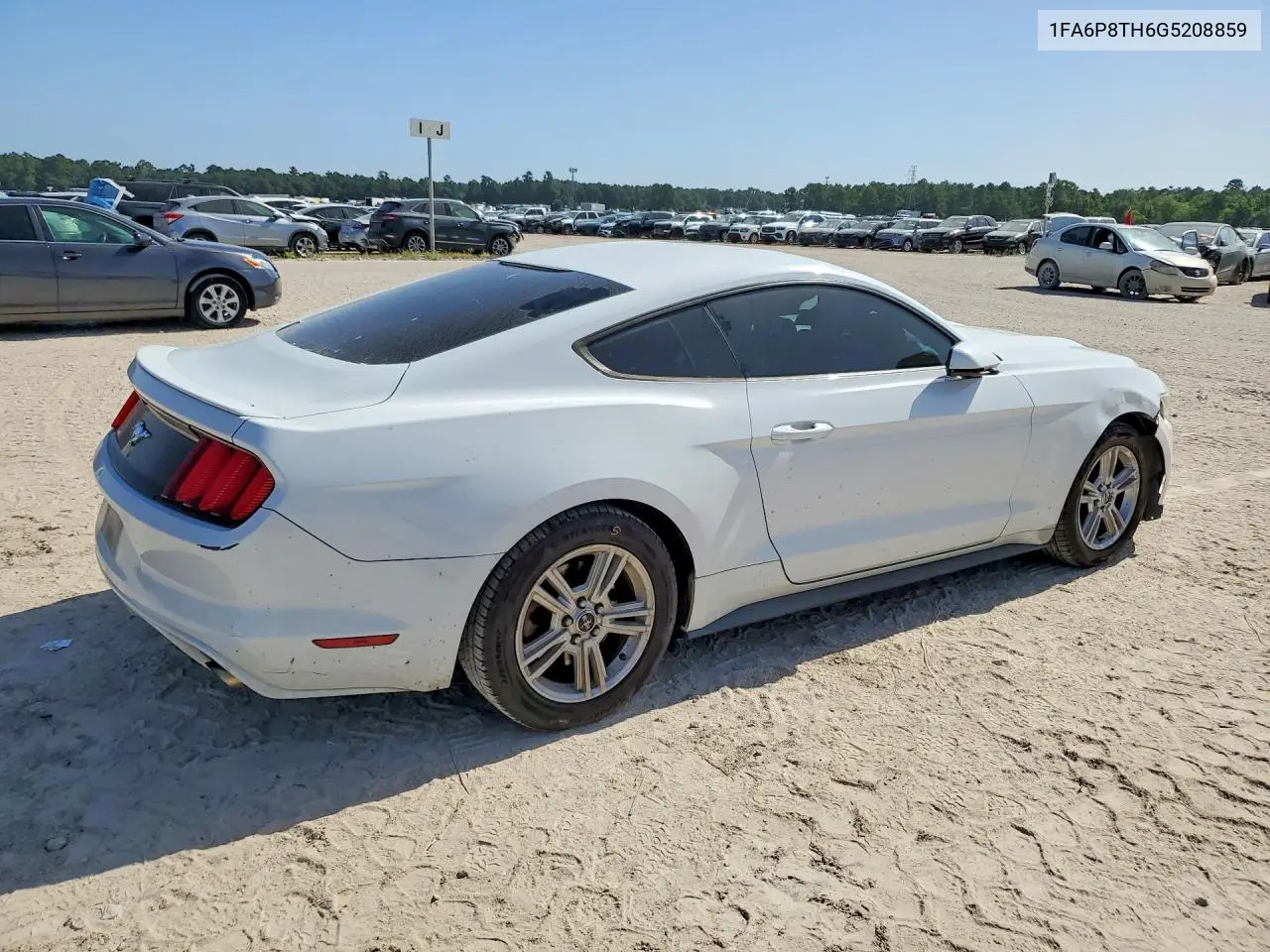 2016 Ford Mustang VIN: 1FA6P8TH6G5208859 Lot: 62032696