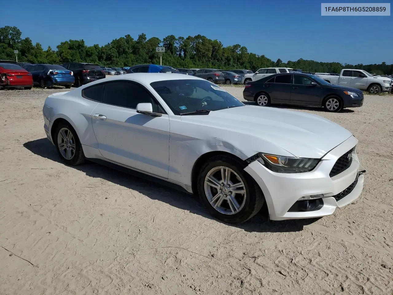 2016 Ford Mustang VIN: 1FA6P8TH6G5208859 Lot: 62032696