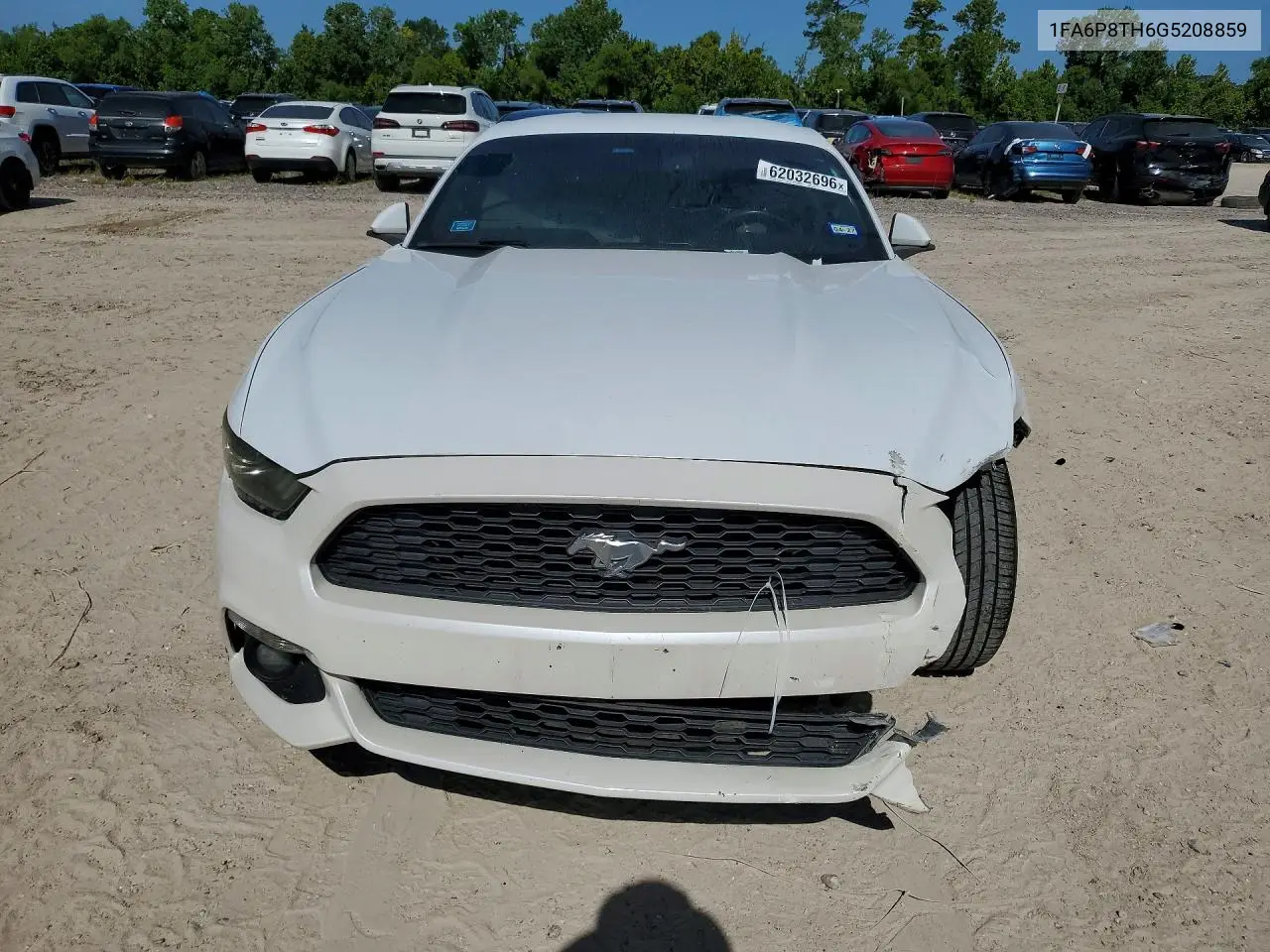 2016 Ford Mustang VIN: 1FA6P8TH6G5208859 Lot: 62032696