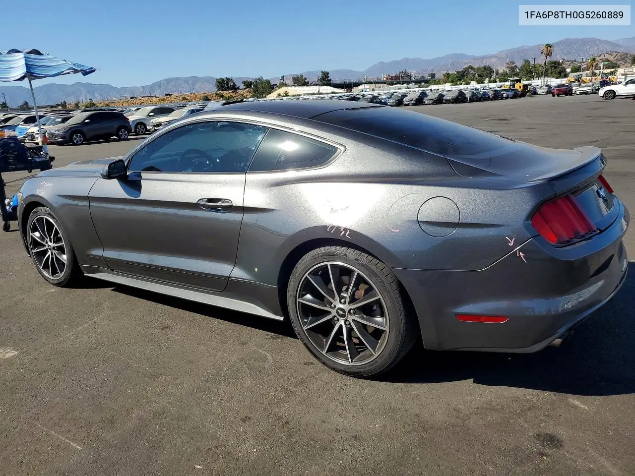 2016 Ford Mustang Base VIN: 1FA6P8TH0G5260889 Lot: 62070016
