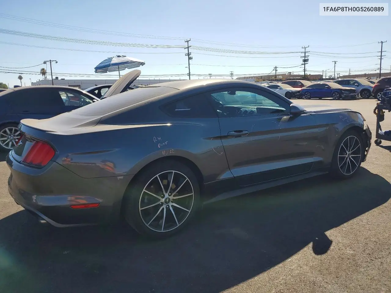 2016 Ford Mustang Base VIN: 1FA6P8TH0G5260889 Lot: 62070016