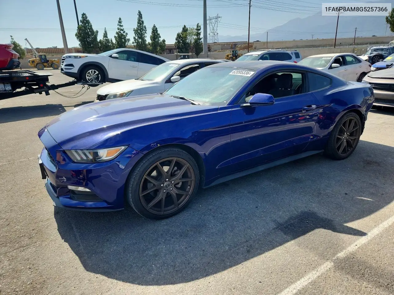2016 Ford Mustang VIN: 1FA6P8AM8G5257366 Lot: 62095336