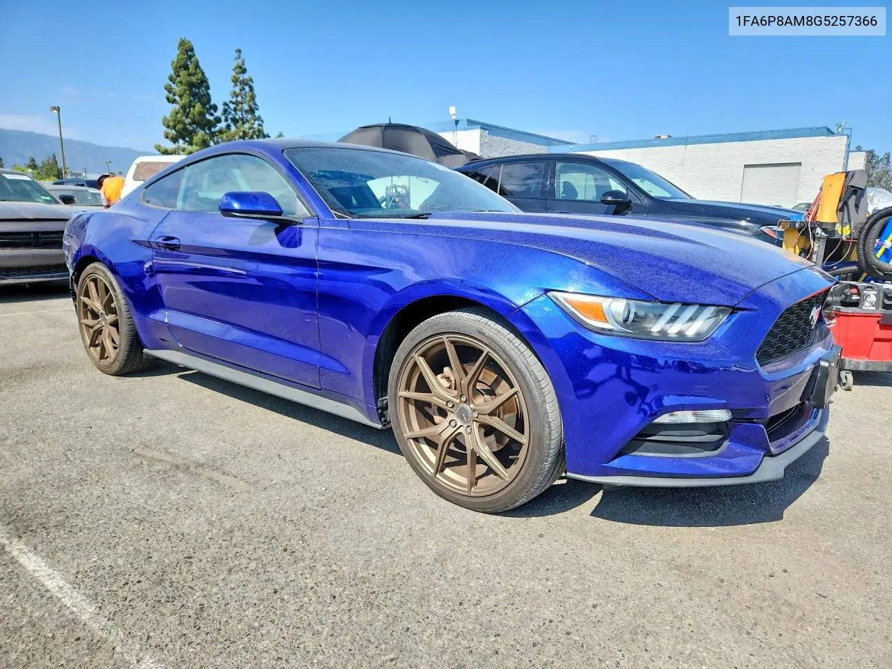 2016 Ford Mustang VIN: 1FA6P8AM8G5257366 Lot: 62095336