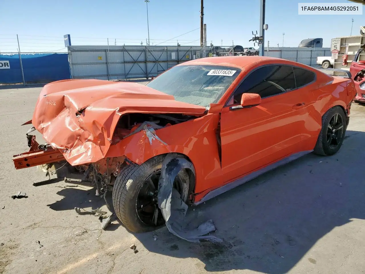 1FA6P8AM4G5292051 2016 Ford Mustang