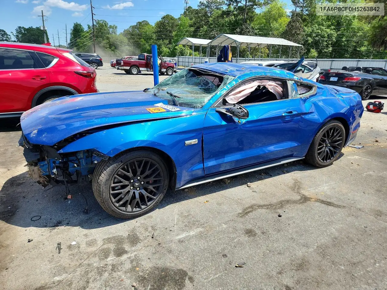 2017 Ford Mustang Gt VIN: 1FA6P8CF0H5263842 Lot: 50354786