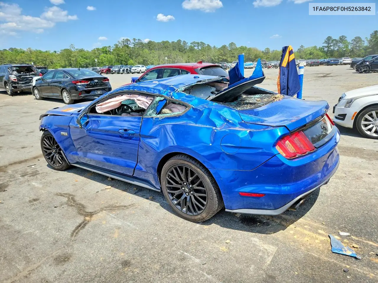 2017 Ford Mustang Gt VIN: 1FA6P8CF0H5263842 Lot: 50354786