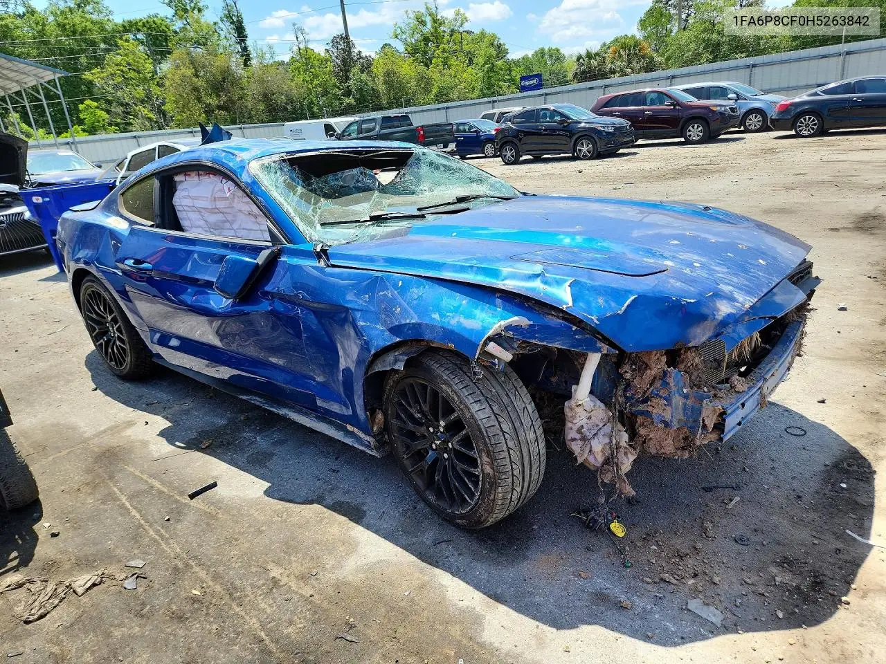 2017 Ford Mustang Gt VIN: 1FA6P8CF0H5263842 Lot: 50354786