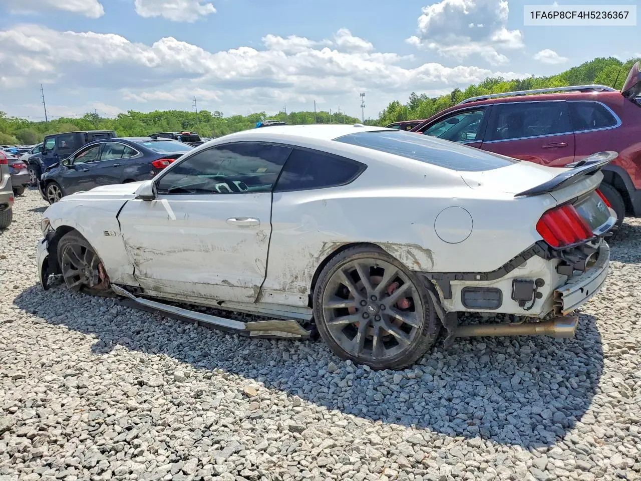 2017 Ford Mustang Gt VIN: 1FA6P8CF4H5236367 Lot: 53949526