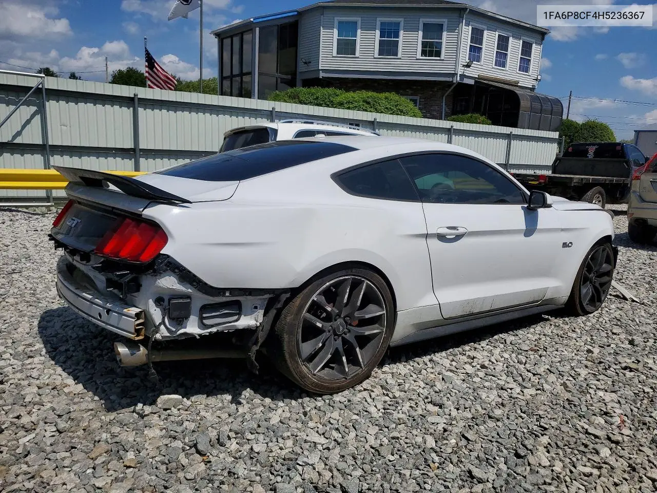 2017 Ford Mustang Gt VIN: 1FA6P8CF4H5236367 Lot: 53949526