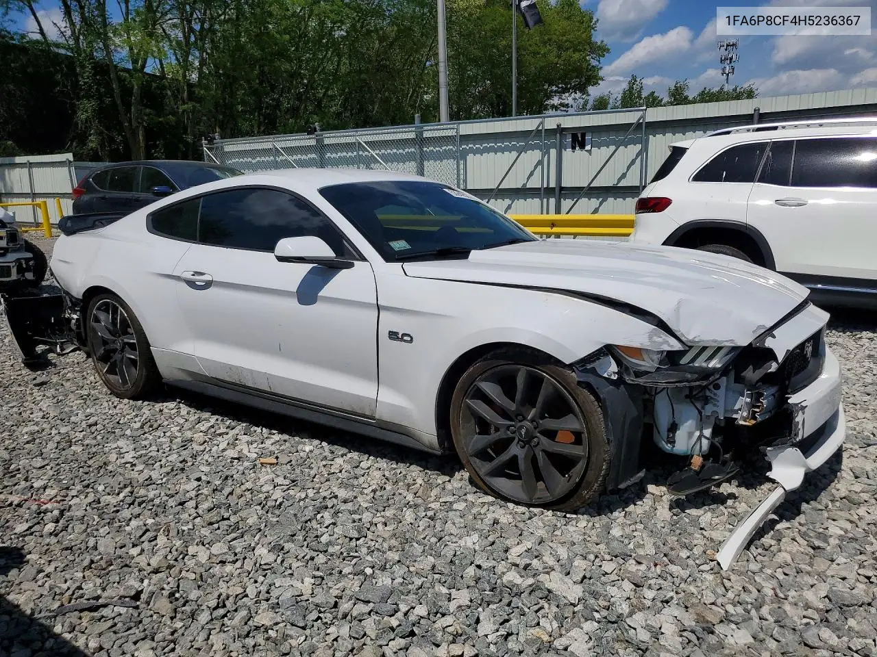 2017 Ford Mustang Gt VIN: 1FA6P8CF4H5236367 Lot: 53949526