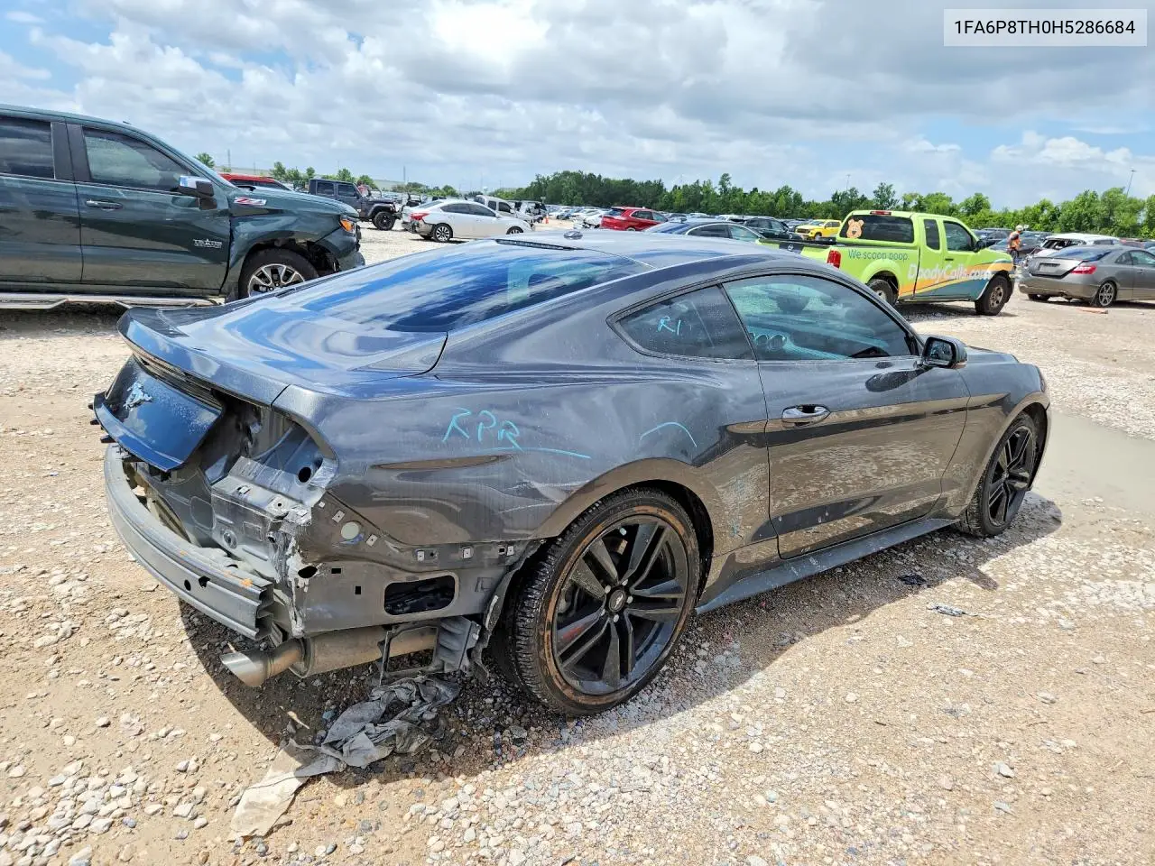 2017 Ford Mustang VIN: 1FA6P8TH0H5286684 Lot: 56437166