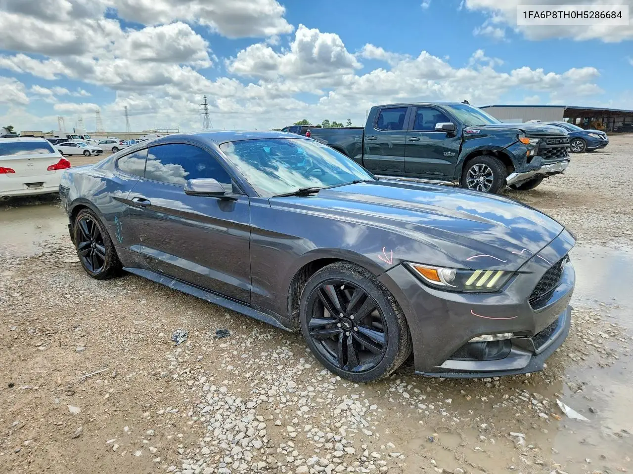 2017 Ford Mustang VIN: 1FA6P8TH0H5286684 Lot: 56437166