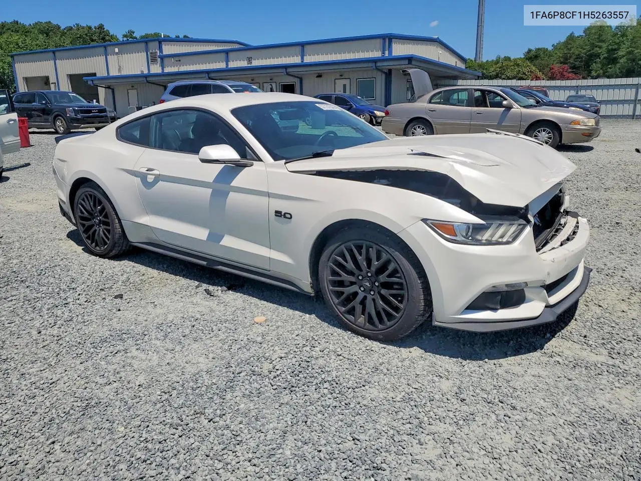 2017 Ford Mustang Gt VIN: 1FA6P8CF1H5263557 Lot: 57731846