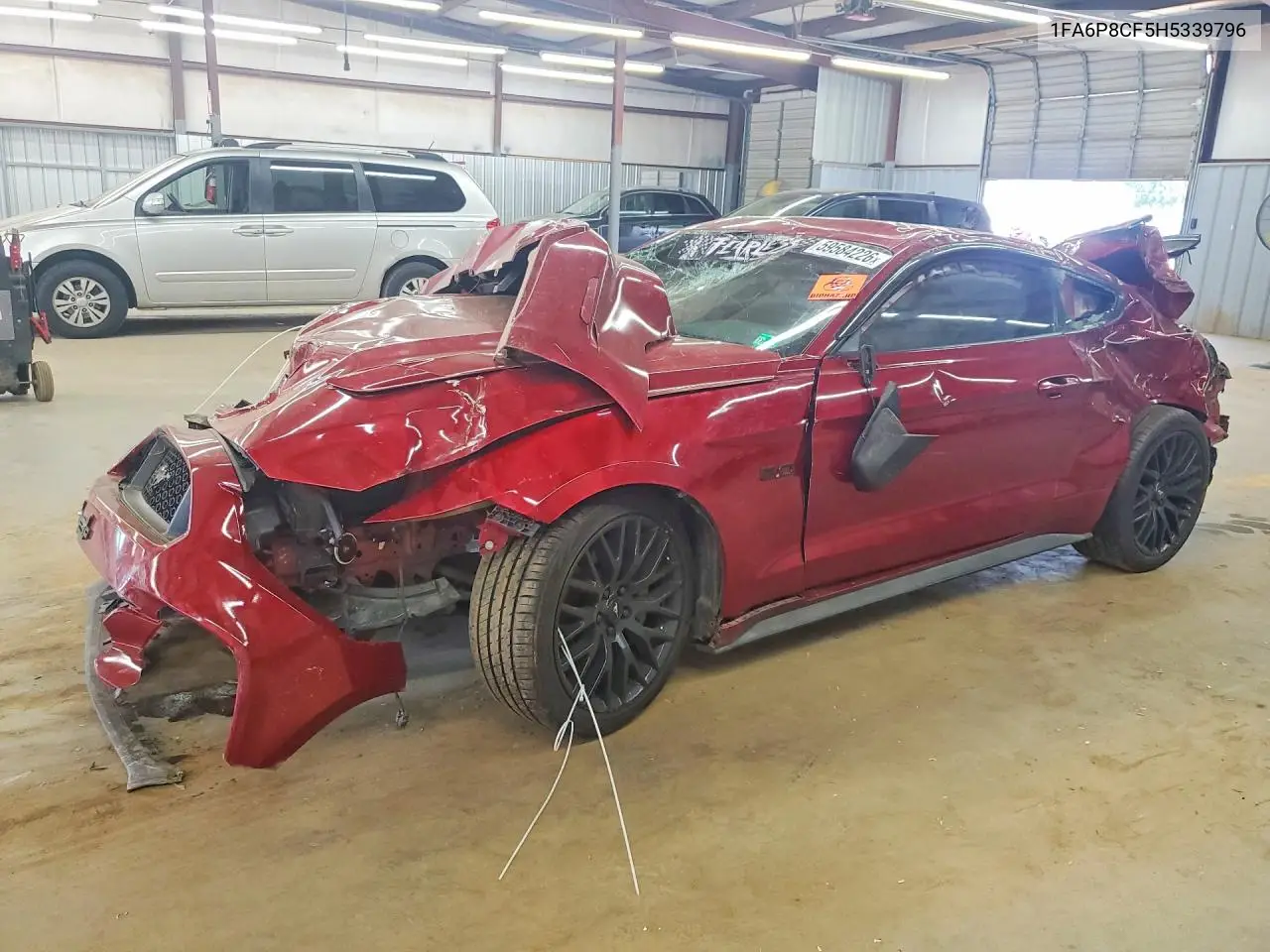2017 Ford Mustang Gt VIN: 1FA6P8CF5H5339796 Lot: 59584226
