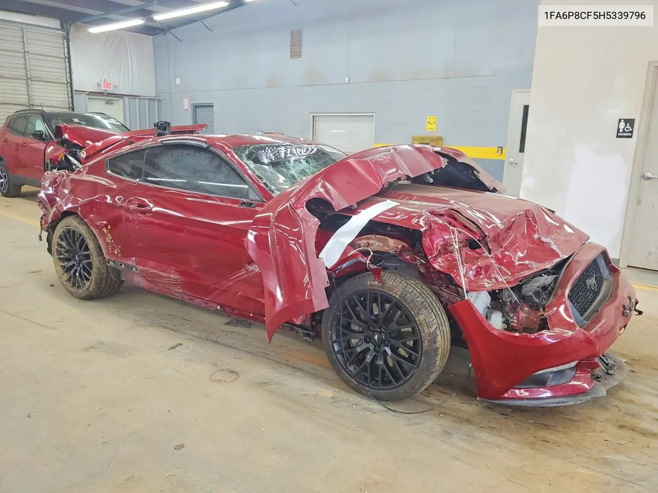 2017 Ford Mustang Gt VIN: 1FA6P8CF5H5339796 Lot: 59584226