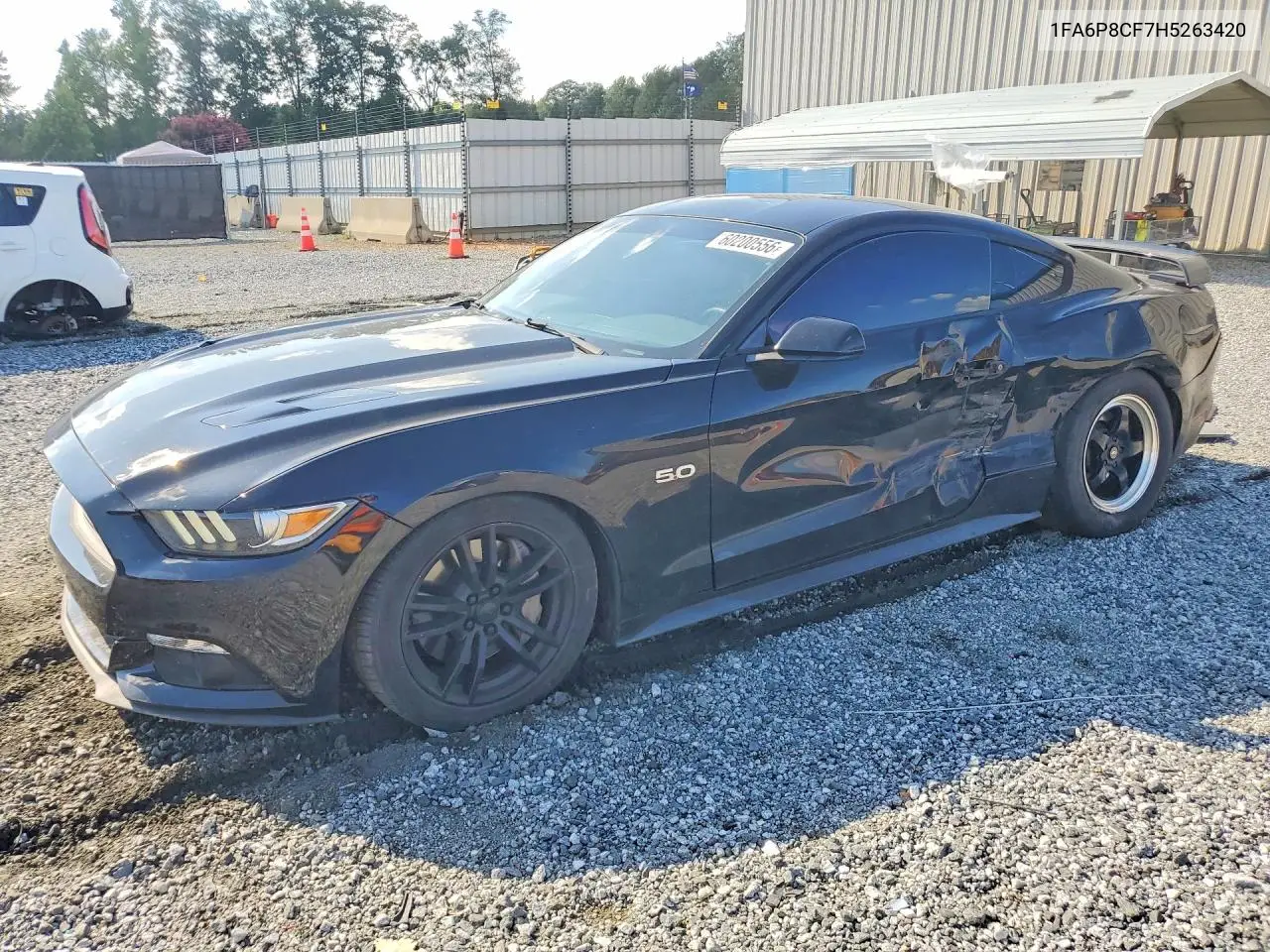 2017 Ford Mustang Gt VIN: 1FA6P8CF7H5263420 Lot: 60200556
