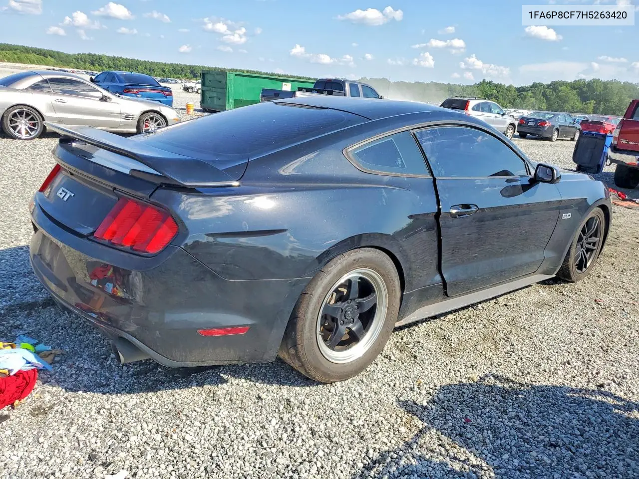 2017 Ford Mustang Gt VIN: 1FA6P8CF7H5263420 Lot: 60200556