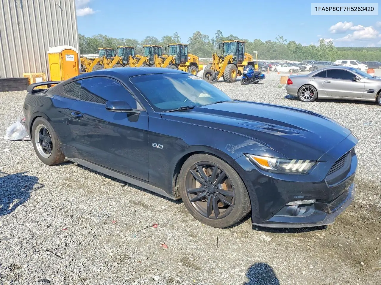 2017 Ford Mustang Gt VIN: 1FA6P8CF7H5263420 Lot: 60200556