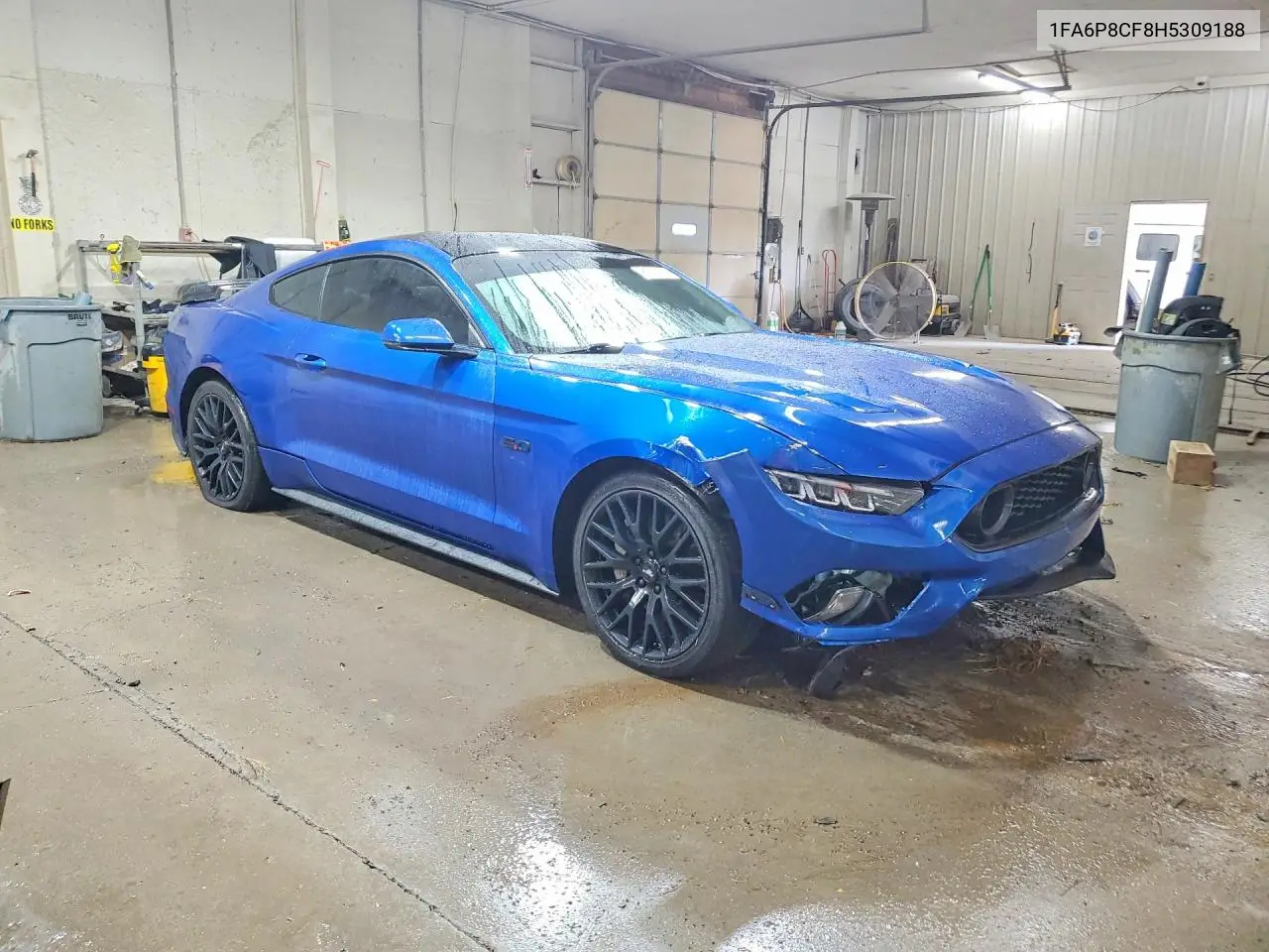 2017 Ford Mustang Gt VIN: 1FA6P8CF8H5309188 Lot: 60721086