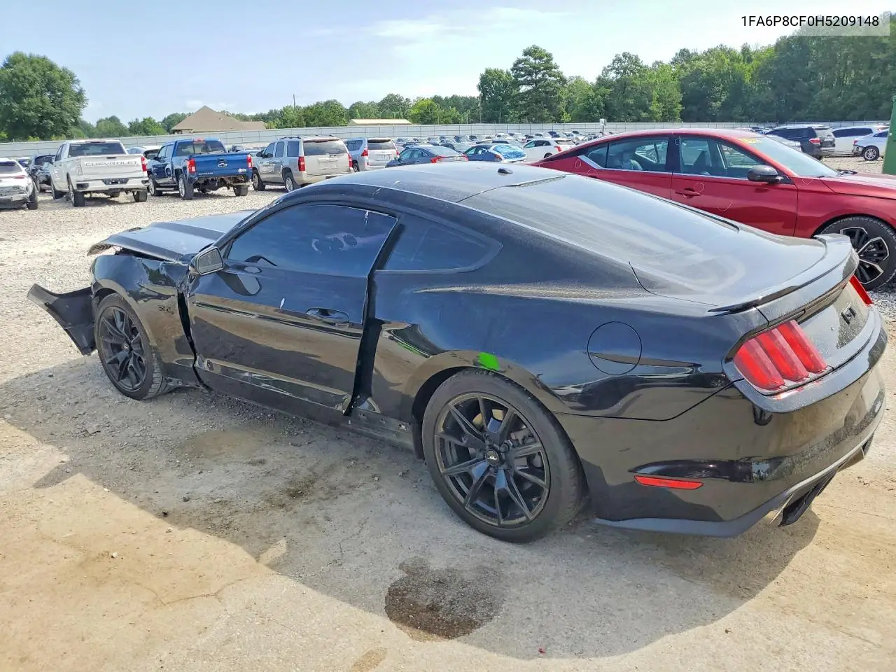 2017 Ford Mustang Gt VIN: 1FA6P8CF0H5209148 Lot: 61173396