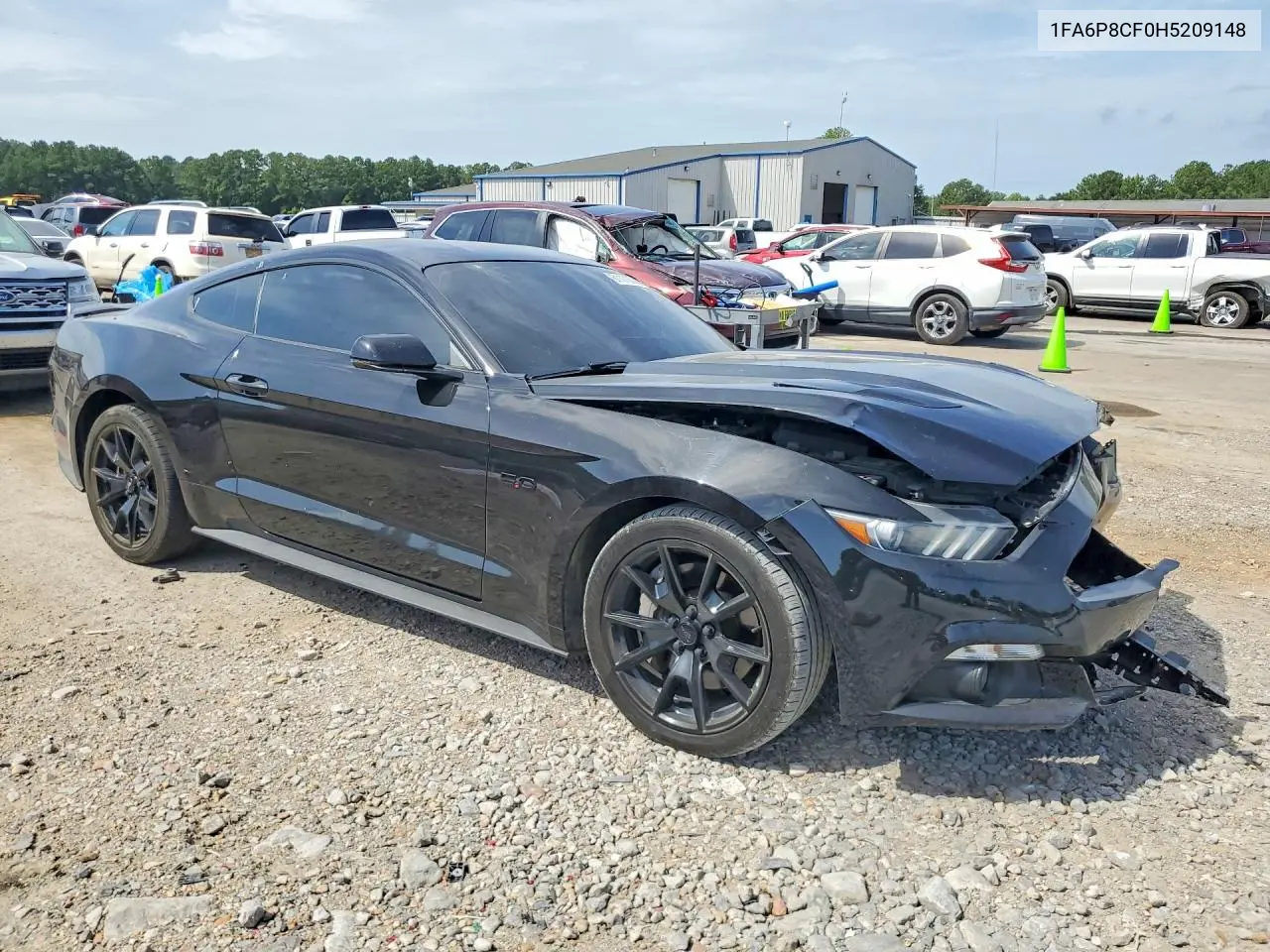 2017 Ford Mustang Gt VIN: 1FA6P8CF0H5209148 Lot: 61173396