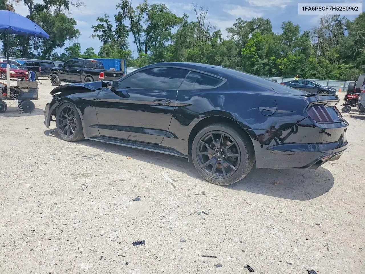 2017 Ford Mustang Gt VIN: 1FA6P8CF7H5280962 Lot: 61251286