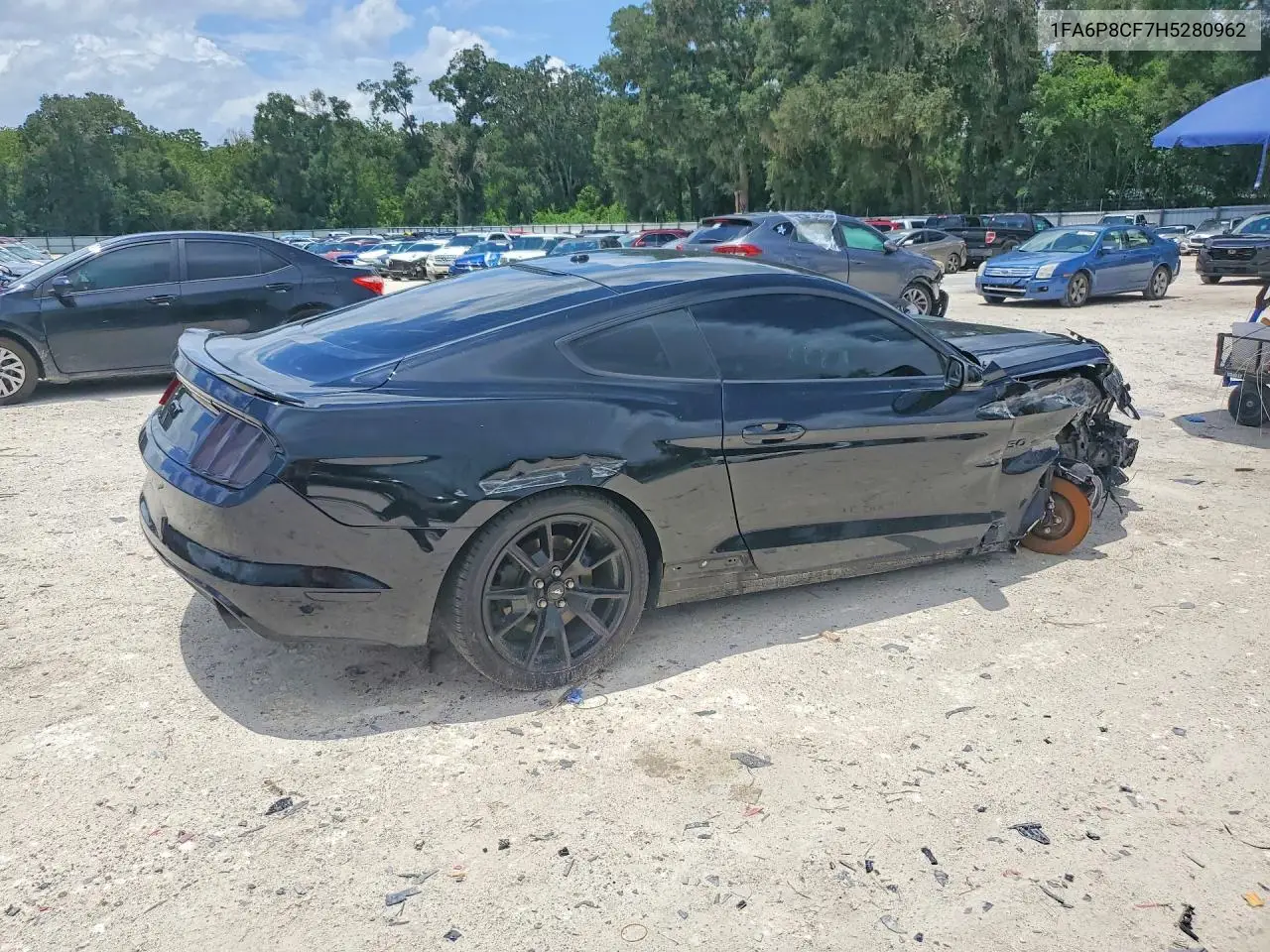 2017 Ford Mustang Gt VIN: 1FA6P8CF7H5280962 Lot: 61251286