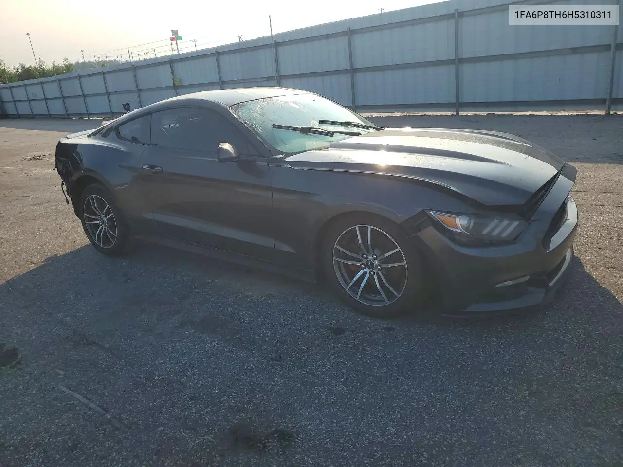 2017 Ford Mustang VIN: 1FA6P8TH6H5310311 Lot: 61285646