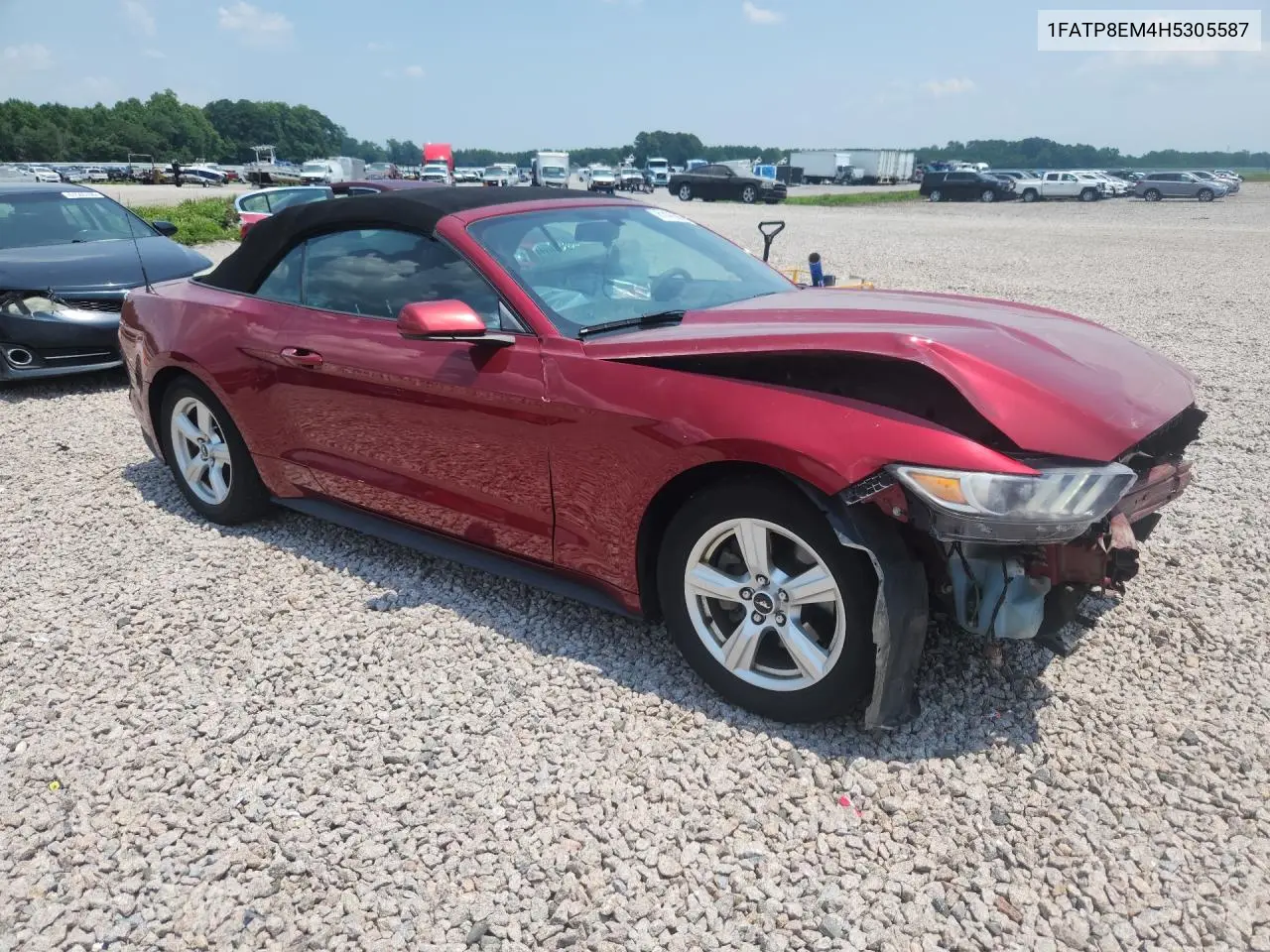 2017 Ford Mustang VIN: 1FATP8EM4H5305587 Lot: 61443506