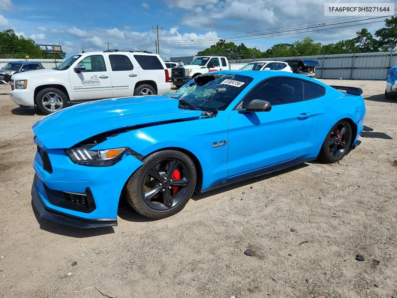 2017 Ford Mustang Gt VIN: 1FA6P8CF3H5271644 Lot: 61804156