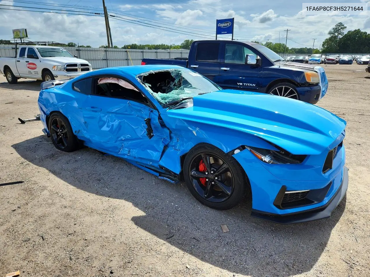 2017 Ford Mustang Gt VIN: 1FA6P8CF3H5271644 Lot: 61804156