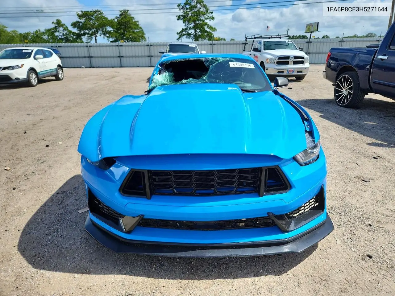 2017 Ford Mustang Gt VIN: 1FA6P8CF3H5271644 Lot: 61804156