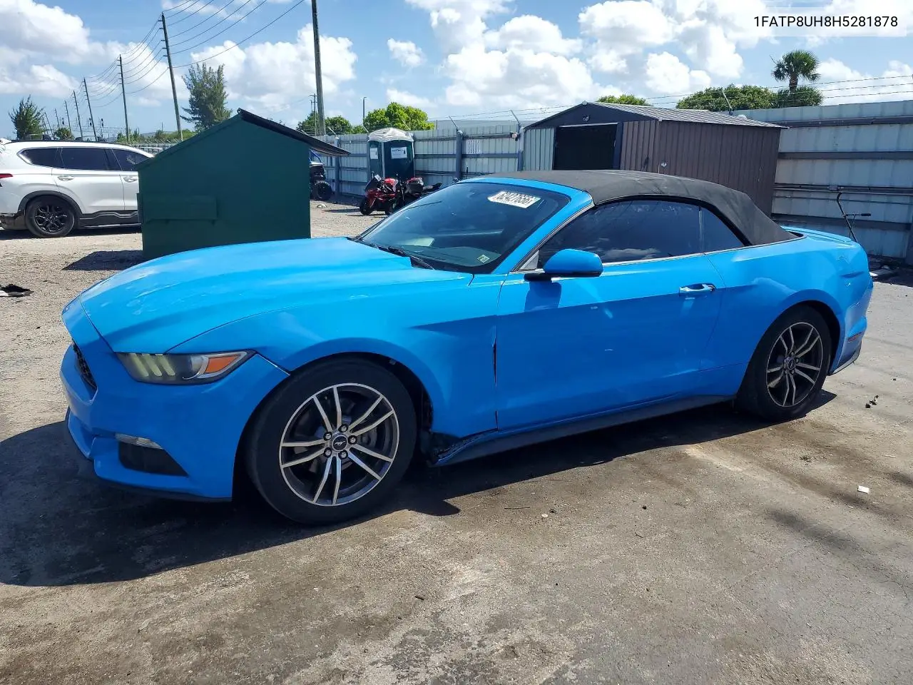 2017 Ford Mustang VIN: 1FATP8UH8H5281878 Lot: 62427656
