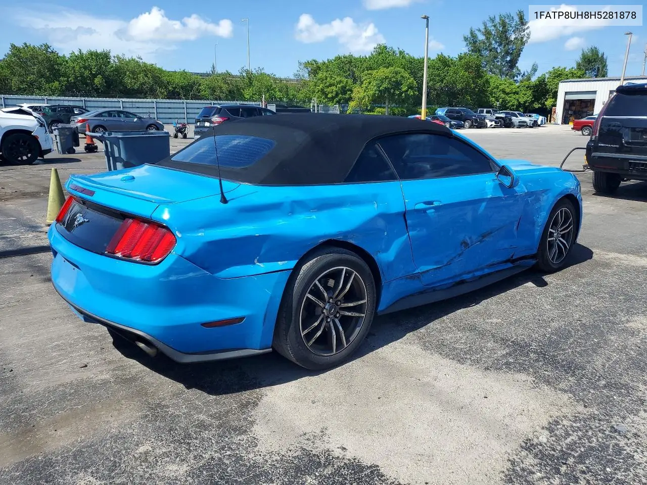2017 Ford Mustang VIN: 1FATP8UH8H5281878 Lot: 62427656