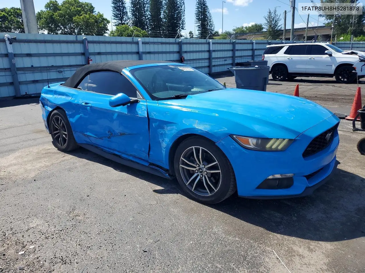 2017 Ford Mustang VIN: 1FATP8UH8H5281878 Lot: 62427656
