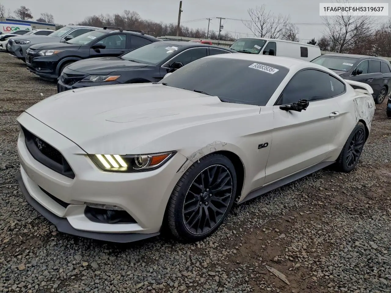 1FA6P8CF6H5319637 2017 Ford Mustang Gt