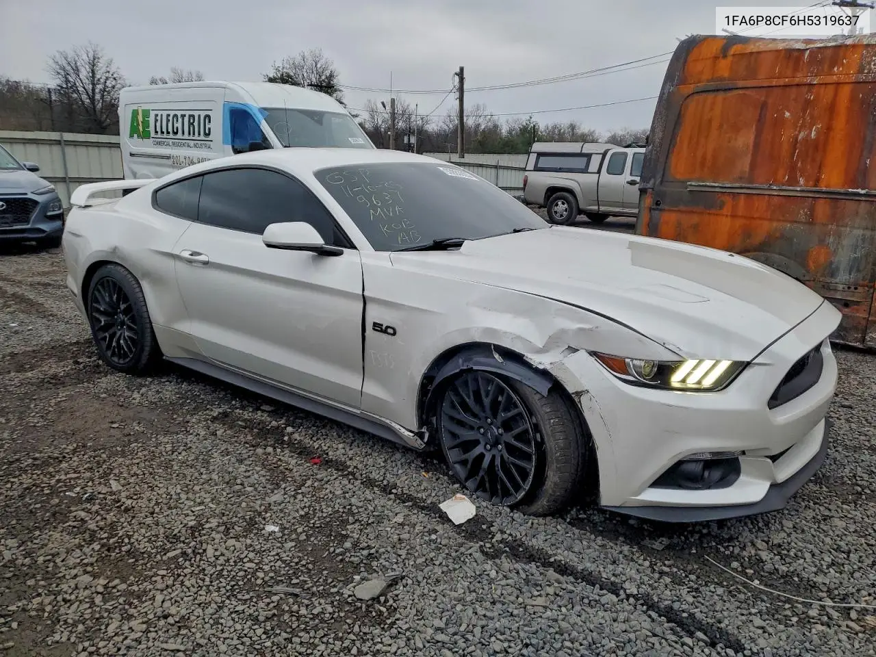 1FA6P8CF6H5319637 2017 Ford Mustang Gt