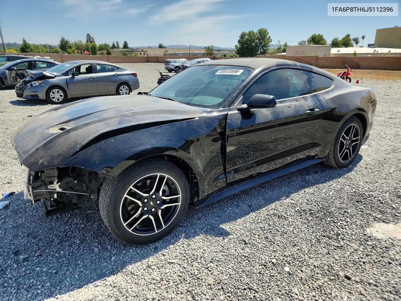 2018 Ford Mustang VIN: 1FA6P8TH6J5112396 Lot: 55939596
