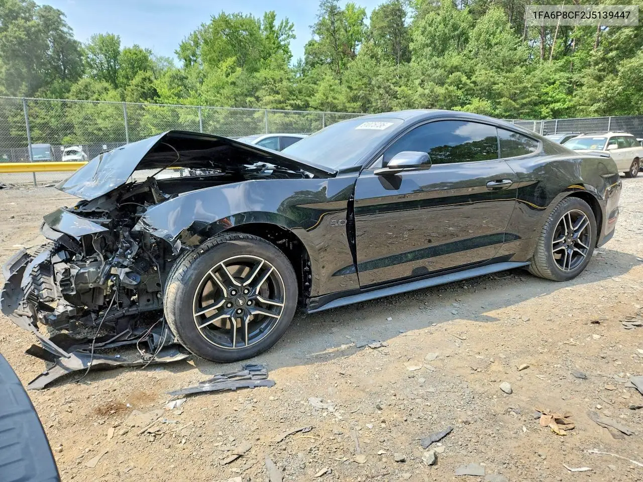 2018 Ford Mustang Gt VIN: 1FA6P8CF2J5139447 Lot: 61075736