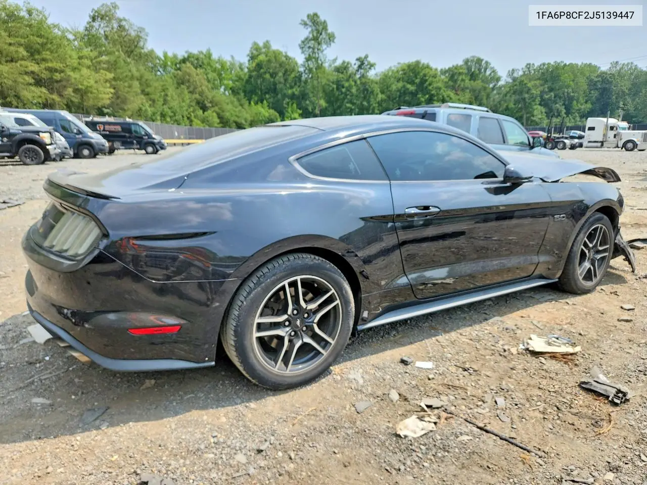 2018 Ford Mustang Gt VIN: 1FA6P8CF2J5139447 Lot: 61075736