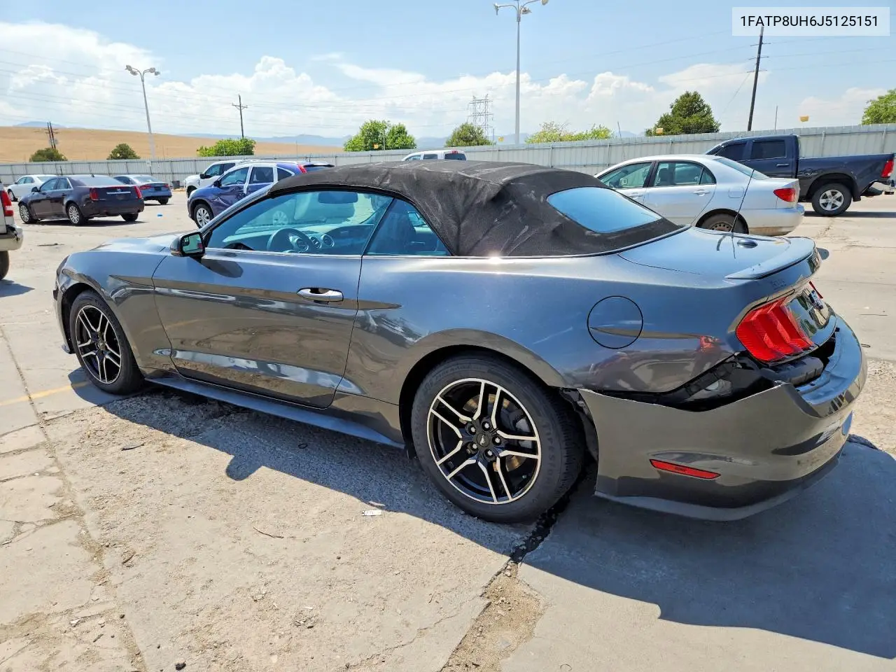 2018 Ford Mustang VIN: 1FATP8UH6J5125151 Lot: 61795506