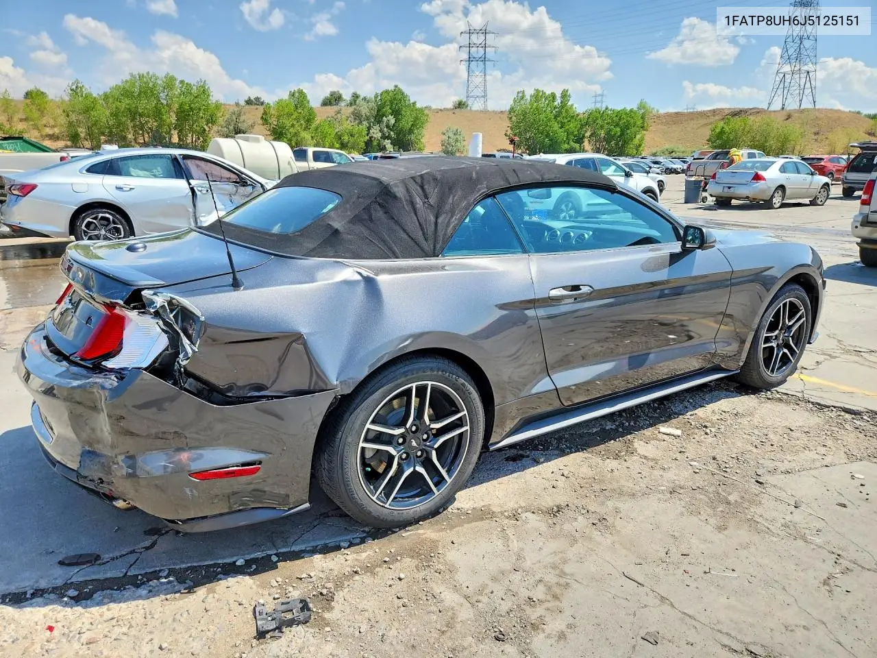 2018 Ford Mustang VIN: 1FATP8UH6J5125151 Lot: 61795506