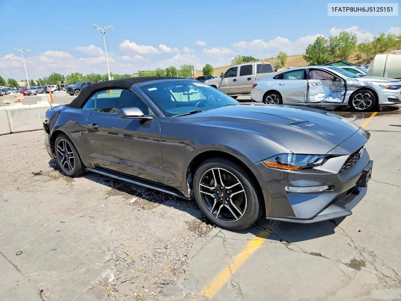 2018 Ford Mustang VIN: 1FATP8UH6J5125151 Lot: 61795506