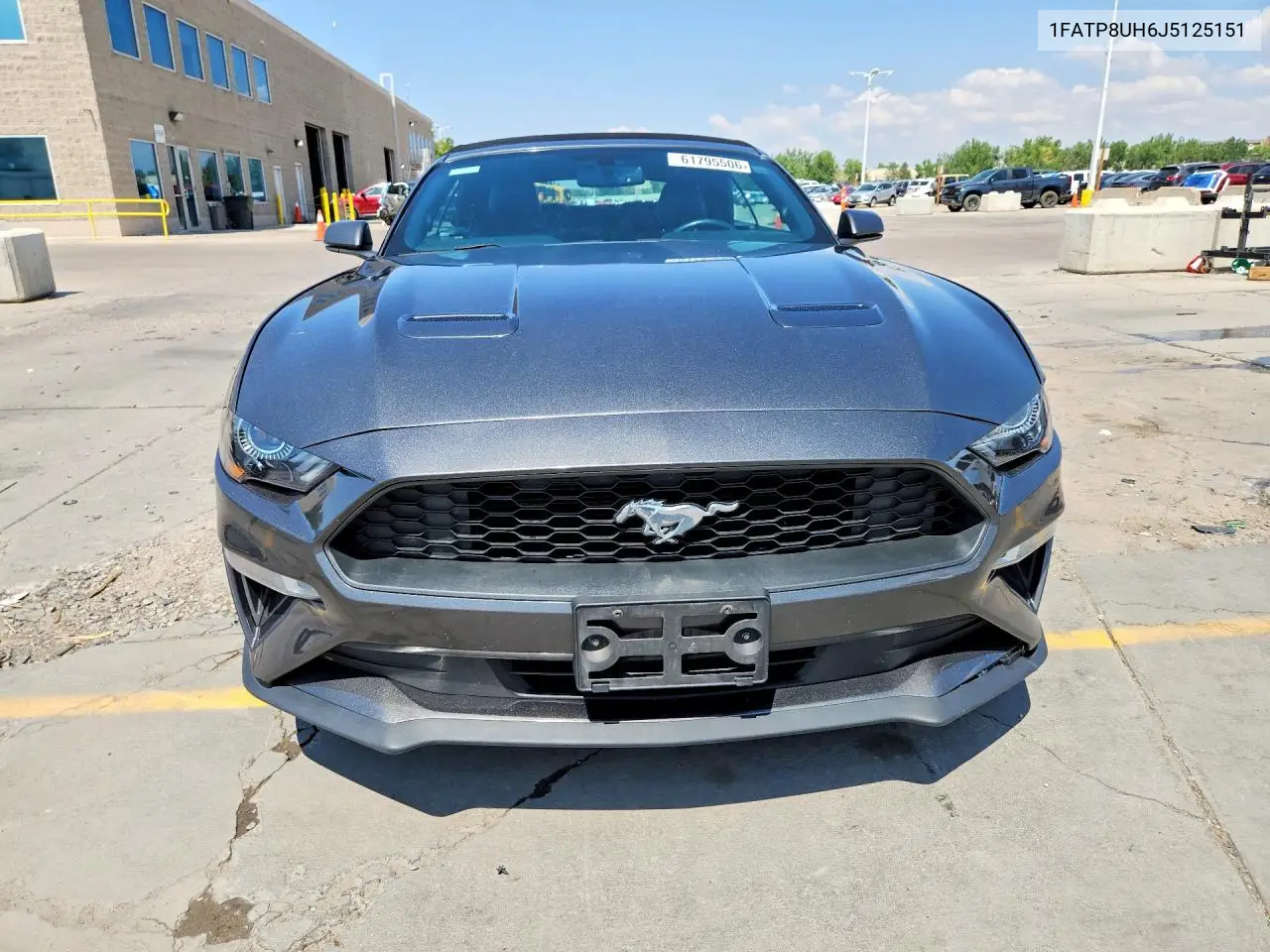 2018 Ford Mustang VIN: 1FATP8UH6J5125151 Lot: 61795506