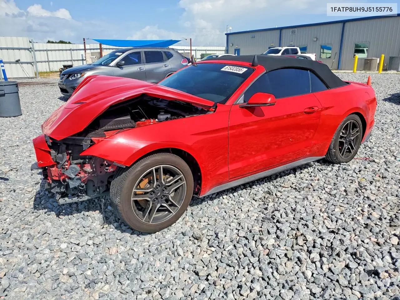 2018 Ford Mustang VIN: 1FATP8UH9J5155776 Lot: 61932856