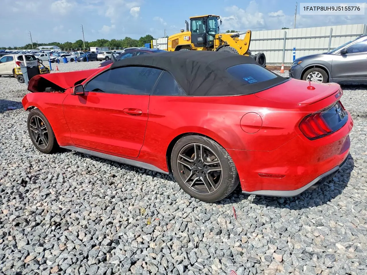 2018 Ford Mustang VIN: 1FATP8UH9J5155776 Lot: 61932856