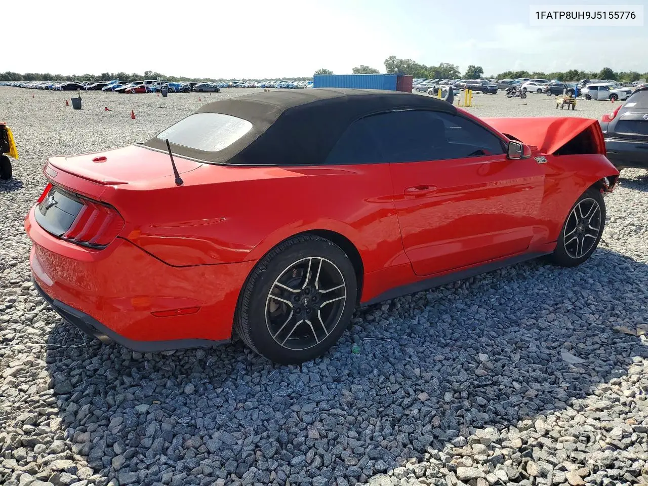 2018 Ford Mustang VIN: 1FATP8UH9J5155776 Lot: 61932856