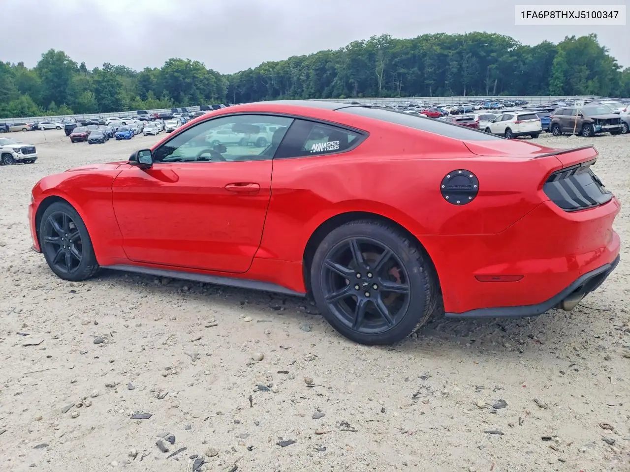 2018 Ford Mustang VIN: 1FA6P8THXJ5100347 Lot: 62016776