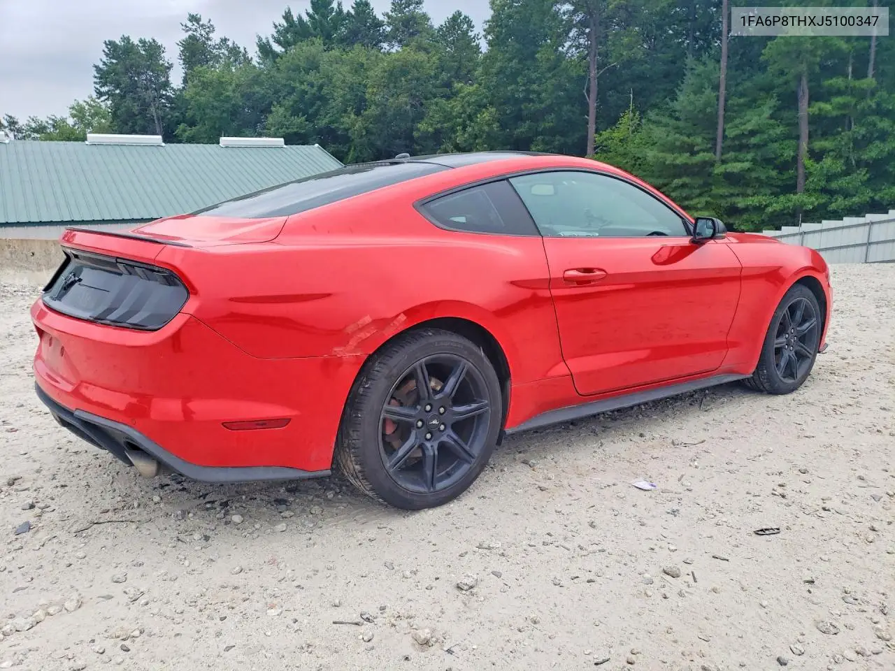 2018 Ford Mustang VIN: 1FA6P8THXJ5100347 Lot: 62016776