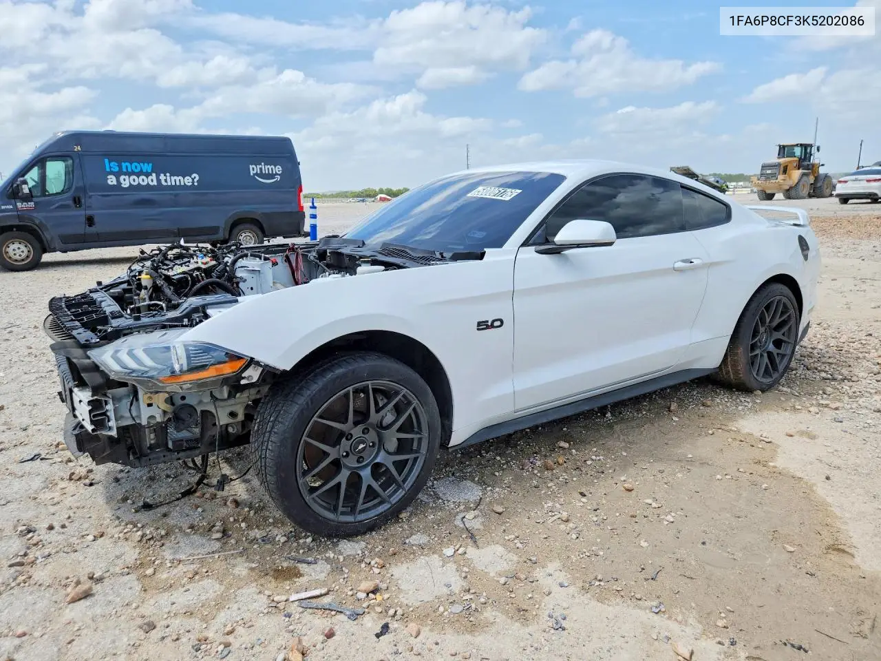 2019 Ford Mustang Gt VIN: 1FA6P8CF3K5202086 Lot: 58006176